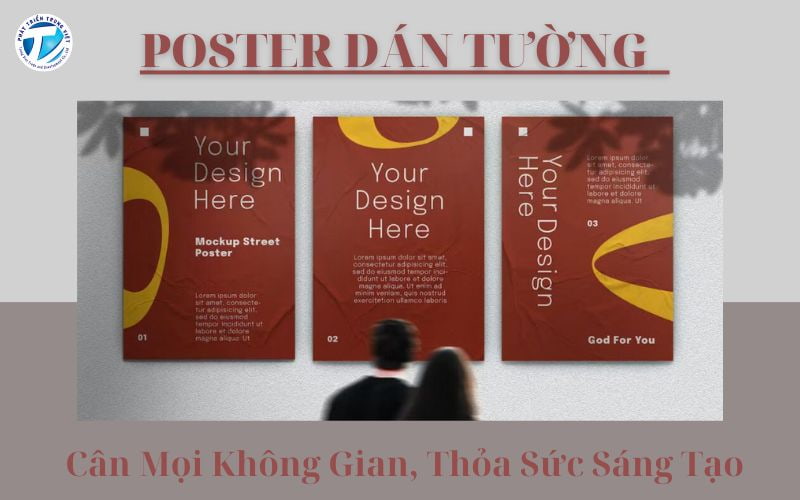Poster Dán Tường: Cân Mọi Không Gian, Thỏa Sức Sáng Tạo
